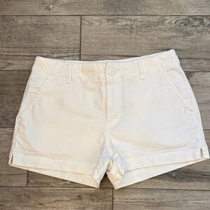 American Eagle White Trouser Shorts